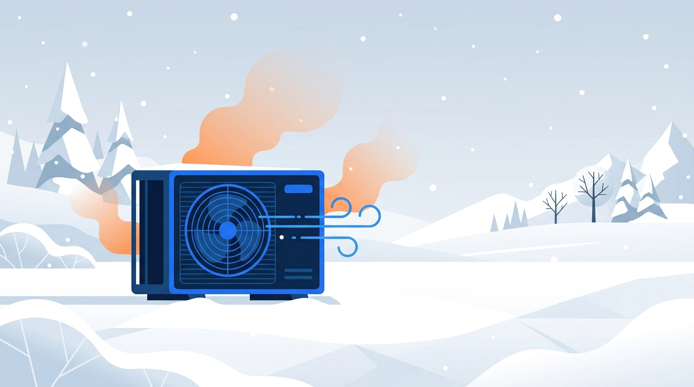 Pompe à chaleur en hiver : performance par grand froid
